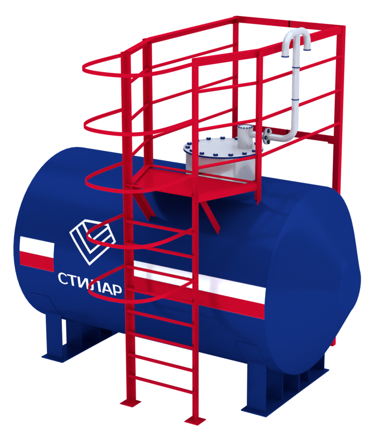 Горизонтальный резервуар РГСН для АЗС 20 м³ от завода-производителя